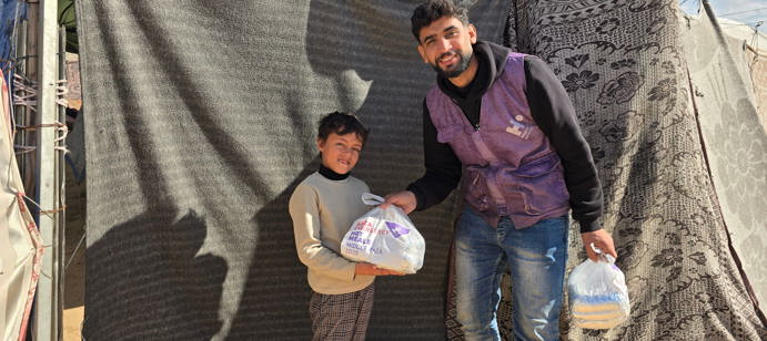 20 décembre 2025 - 18 000 repas chauds ont été offert aux Gazaouis.