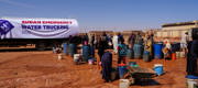 À Khartoum, Human Appeal, en collaboration avec GLM, fournit chaque jour 22 500 litres d’eau potable grâce à son projet de camion‑citerne, offrant un soutien vital aux familles contraintes de parcourir de longues distances ou d’utiliser une eau contaminée.