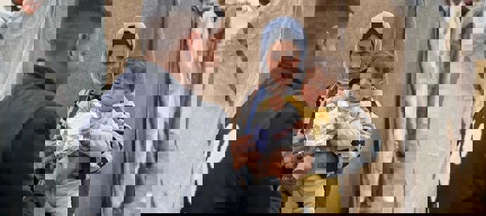 10 février 2025 - 750 familles déplacées ont reçu au total 4070 repas chauds dans le Nord de Gaza