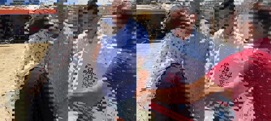 1000 colis alimentaires livrés à Gaza