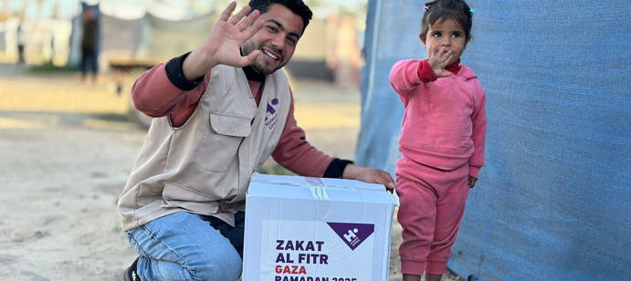 Avant l'Aïd, Human Appeal a distribué 6 581 colis alimentaires en Zakat al-Fitr à des familles de Gaza, leur permettant de traverser le mois de Ramadan avec dignité, soulagement et un précieux soutien face à des épreuves immenses.