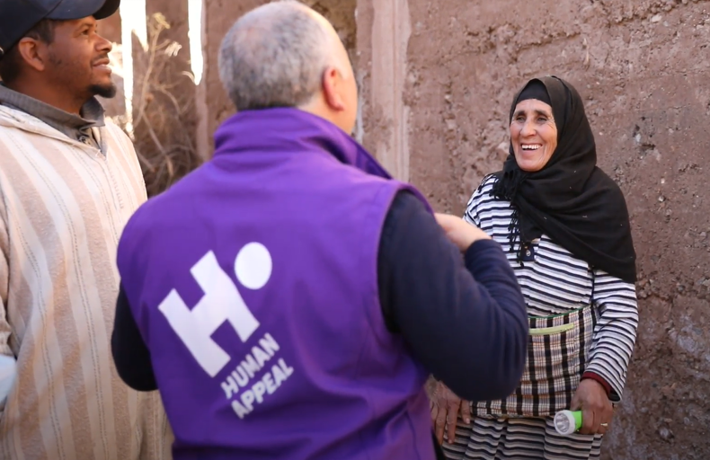 L'équipe Human Appeal en action cet hiver au Maroc, pour la réhabilitation des foyers