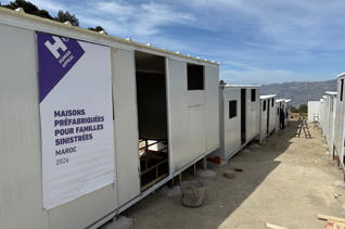 Logements d’urgence pour les familles sinistrées au Maroc