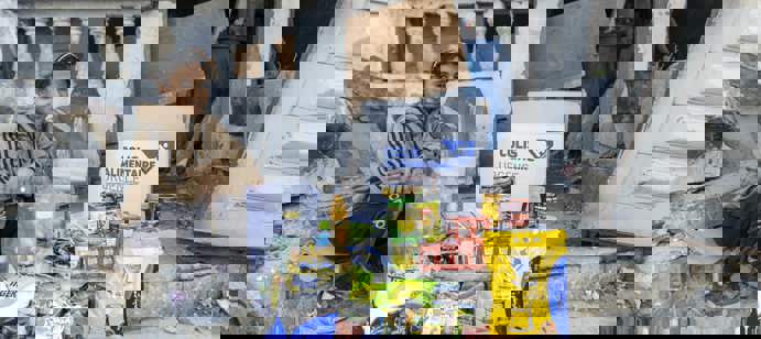 Durant la première semaine du mois de Ramadan, nous avons disribué 1 573 colis alimentaires dans le Nord de Gaza et le centre de Gaza.