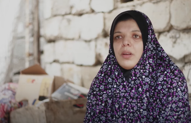 Saida, veuve palestinienne