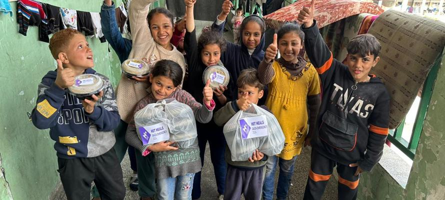35 379 repas livrés à Gaza en 7 jours